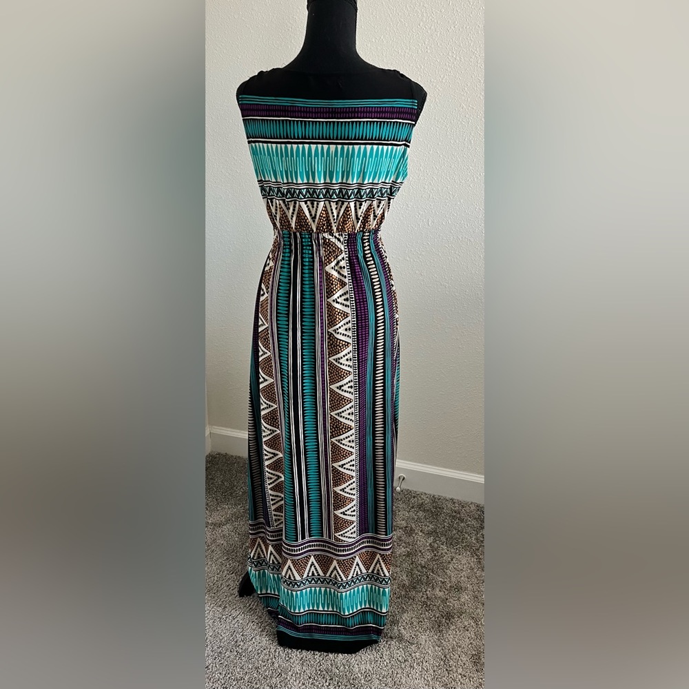 GUC Ellen Tracy maxi dress size Medium - Picture 3 of 8